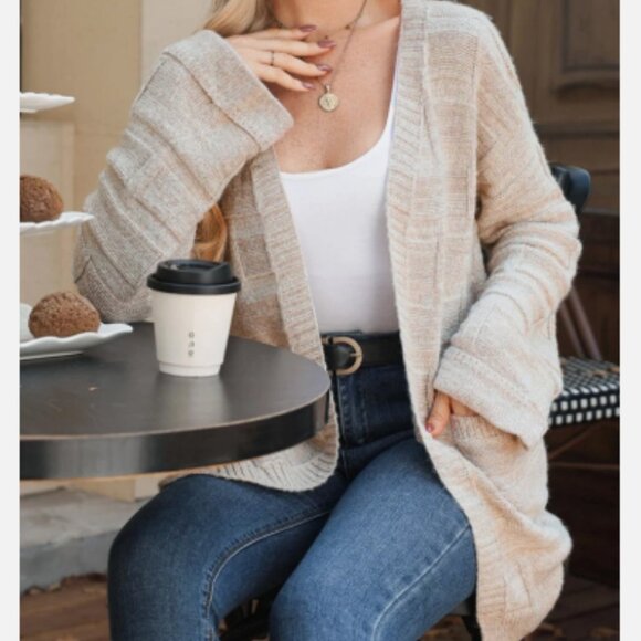 SHEWIN Small Cardigan Sweaters for Women Trendy Casual Long Sleeve, NWT - Picture 3 of 5